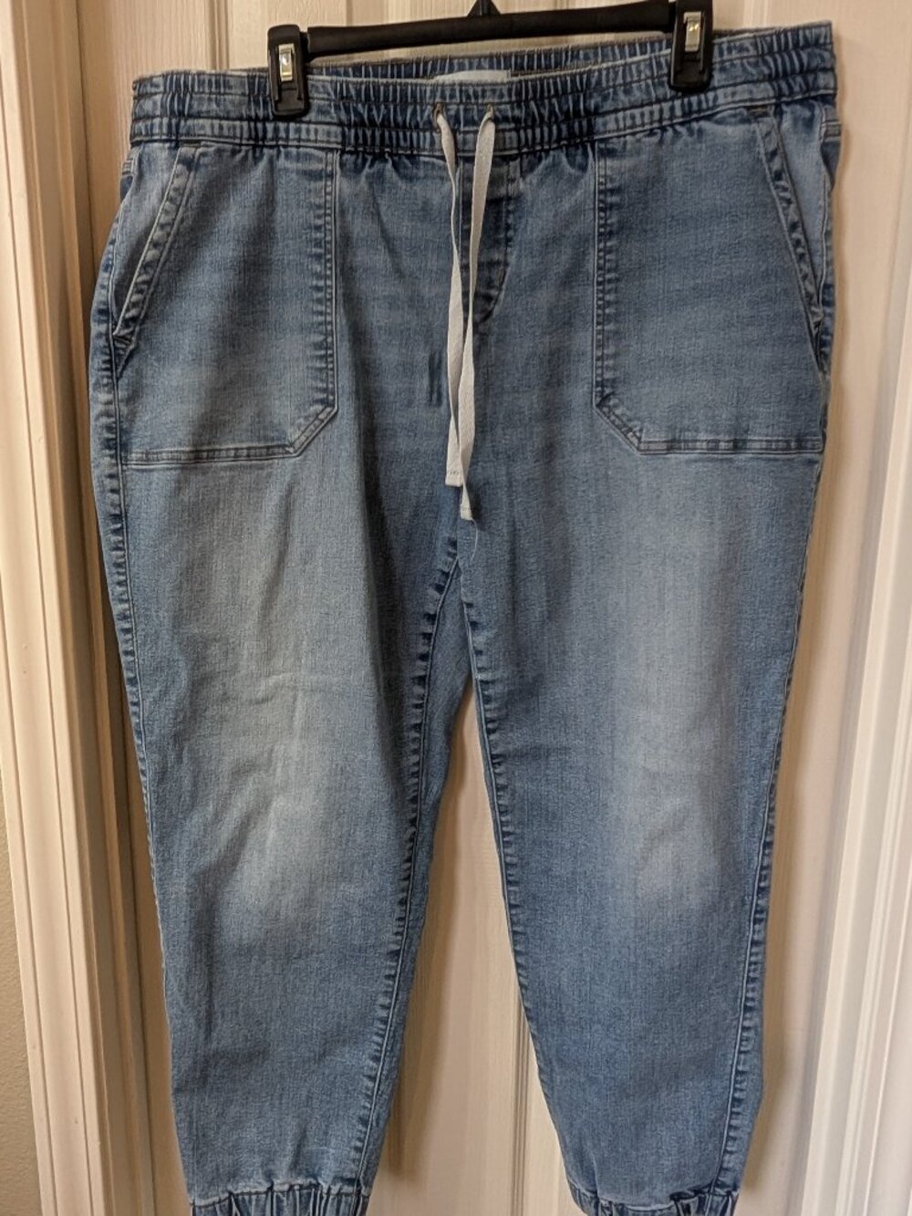 Lane Bryant Denim Jogger Jeggings Stretch Waistband Size 18